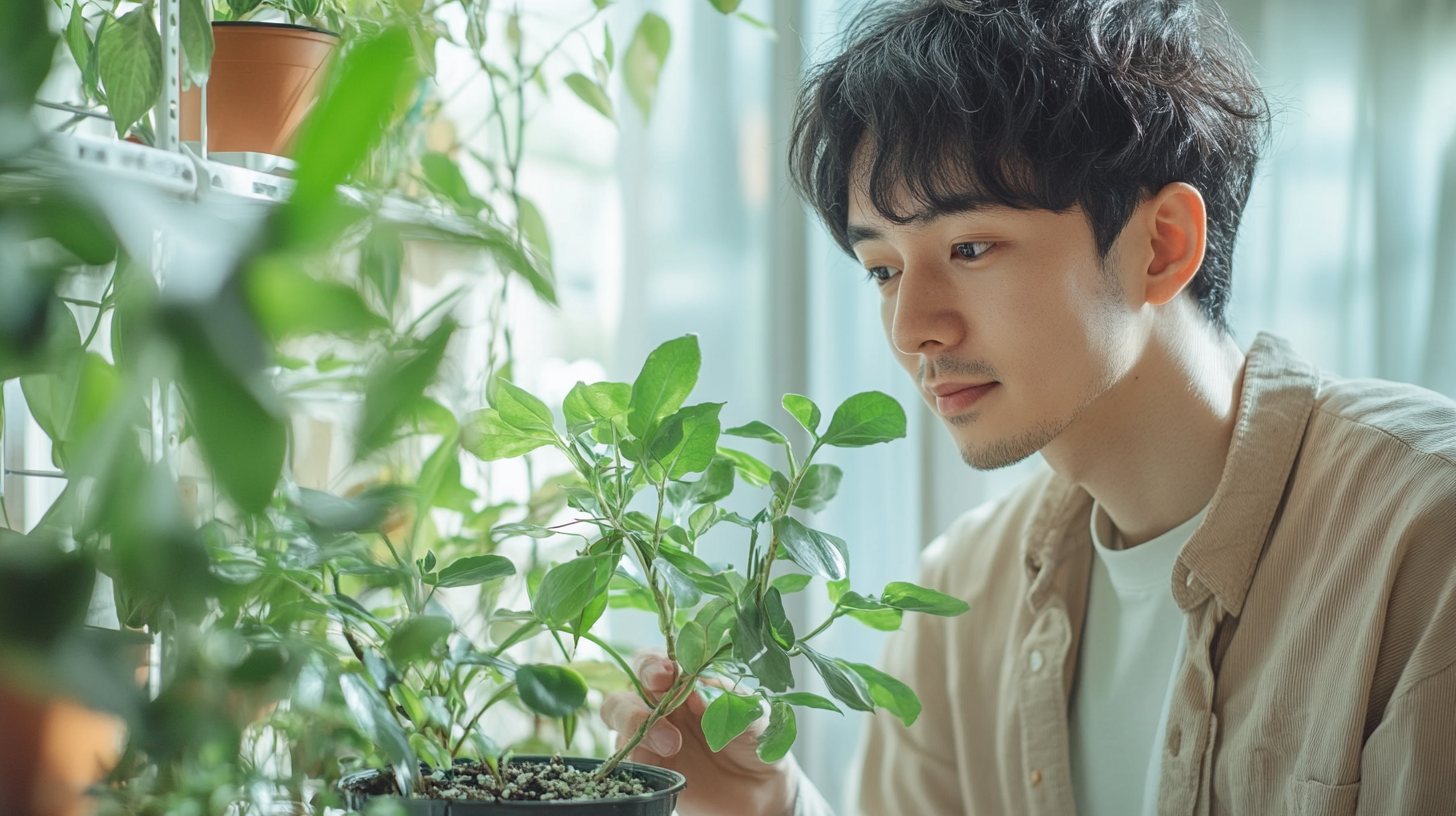 観葉植物の効果,観葉植物のメリット,空気清浄効果