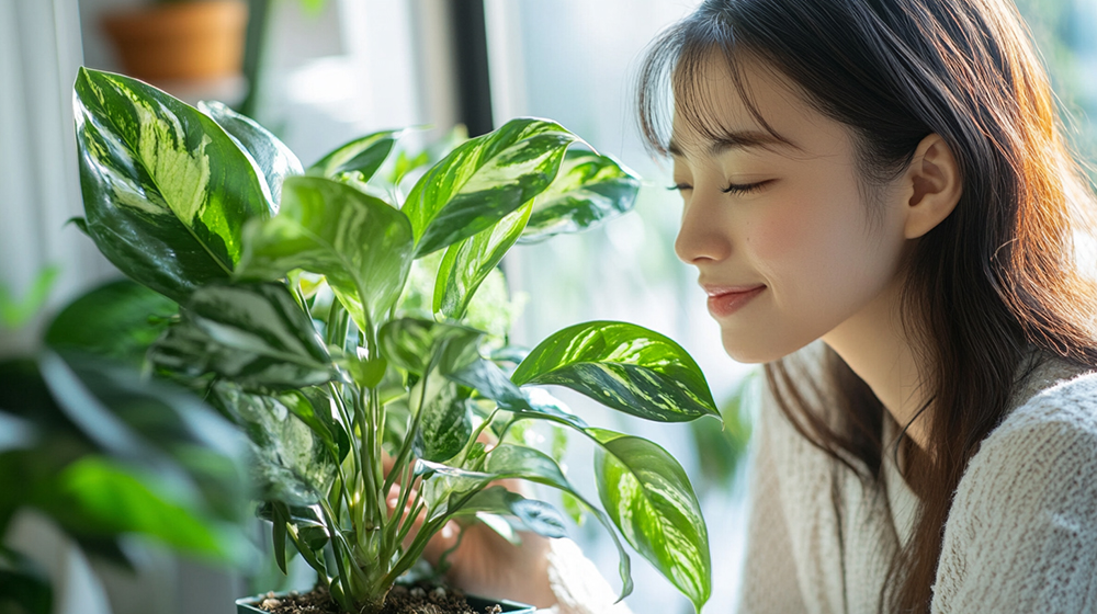 空間を浄化するといわれるアグラオネマ
