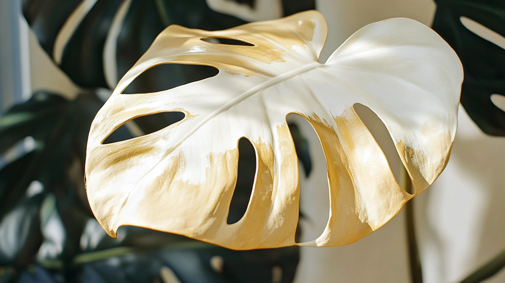 黄色くなったモンステラ